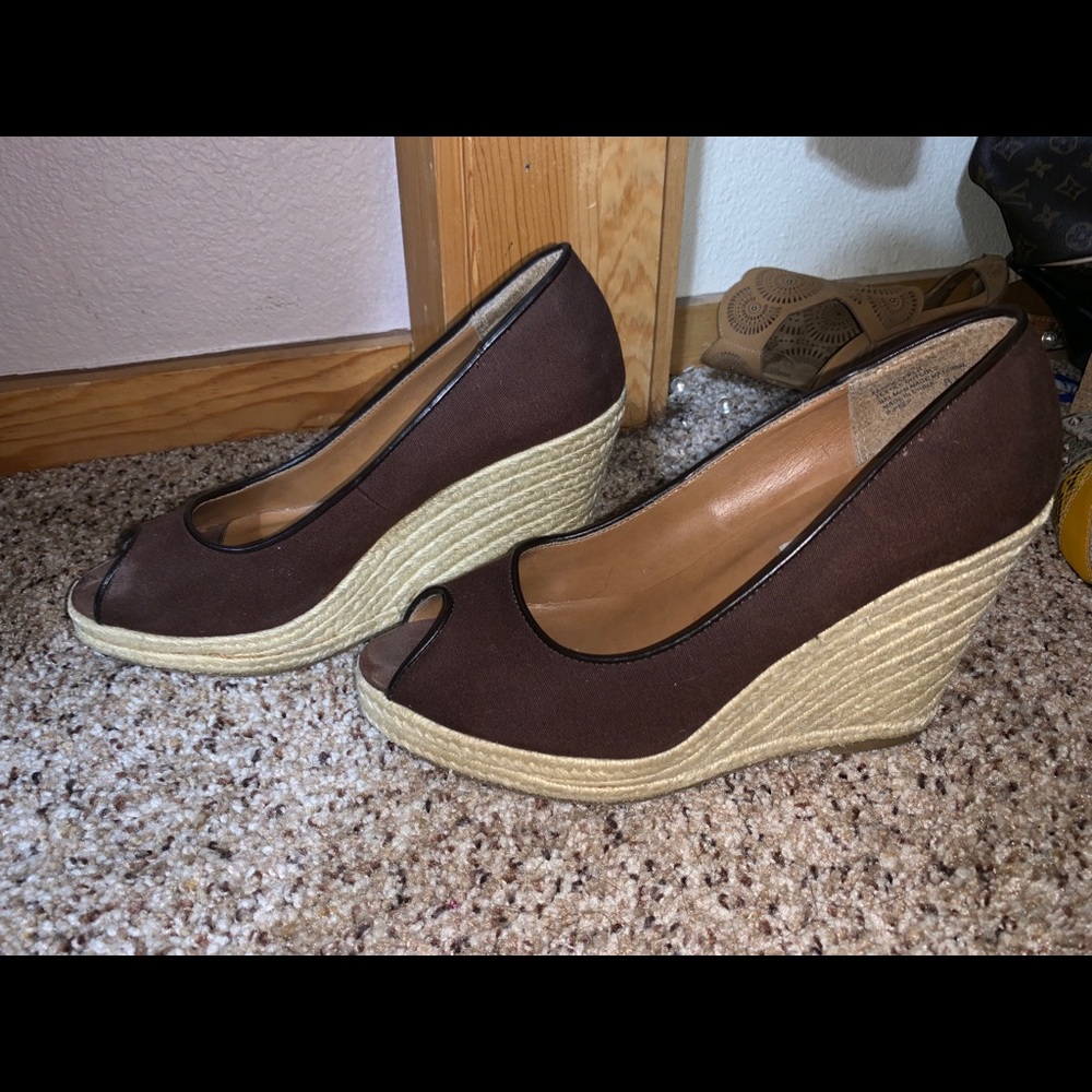 Brown Steve Madden Wedges